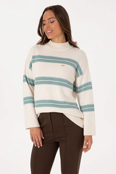 Свитер в полоску - G082SZ0TK0E_FORIX Кофта жен. (VR071, XL)