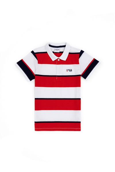 Футболка-поло в полоску для мальчиков - G083SZ0110TURYAKIDS Футболка муж. детс. (VR030, 9_10)