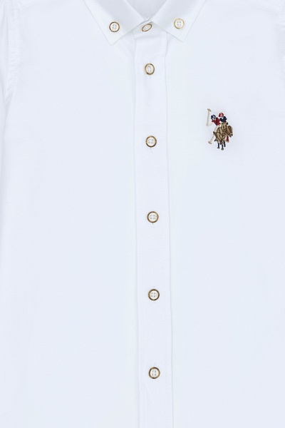 Рубашка из хлопка прямая для мальчиков - G083SZ0040CEDCOLORKIDS024K Сорочка муж. детс. (VR013, 6_7)