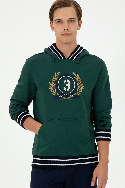 Худи из хлопка с вышивкой - G081SZ0820RC_MAWKA Толстовка муж. (VR079, XS)