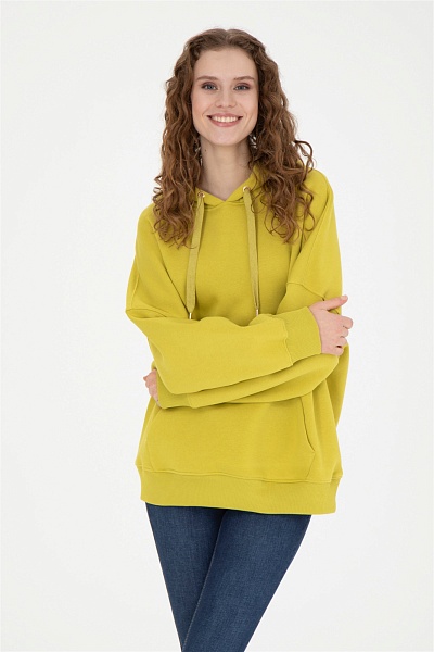 Худи оверсайз - G082SZ0820NADAS Толстовка жен. (VR087, XL)