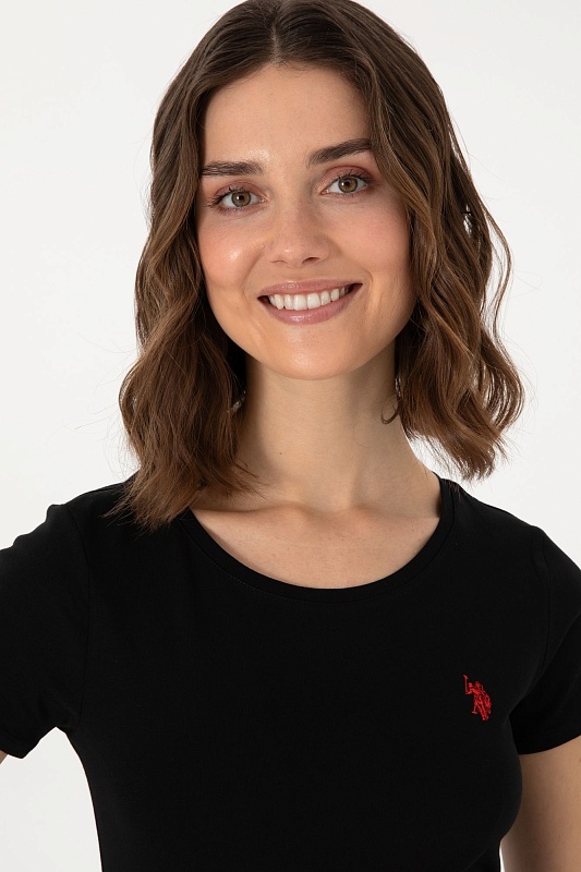 Футболка из хлопка с логотипом - G082SZ0110TO25 Футболка жен. (VR046, M)