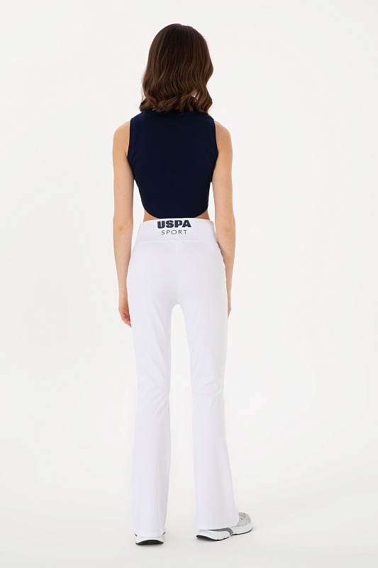 Спортивные брюки клешенные в рубчик - G082SZ0OP0S_SETENA Брюки спорт. жен. (VR013, L)