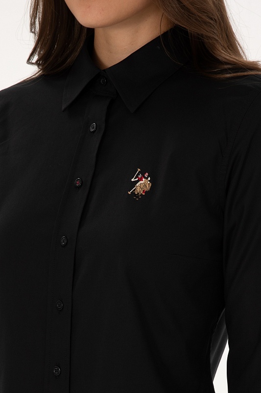 Рубашка из хлопка приталенная - G082SZ0040CRISCOLOR025K Сорочка жен. (VR046, 32)