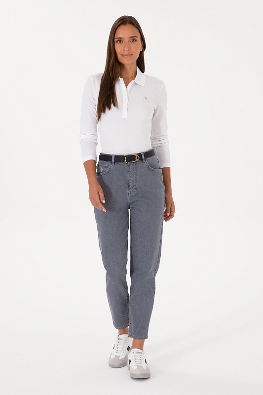 Поло с длинным рукавом из хлопка - G082SZ0820TPG_SK025 Толстовка жен. (VR013, 2XL)