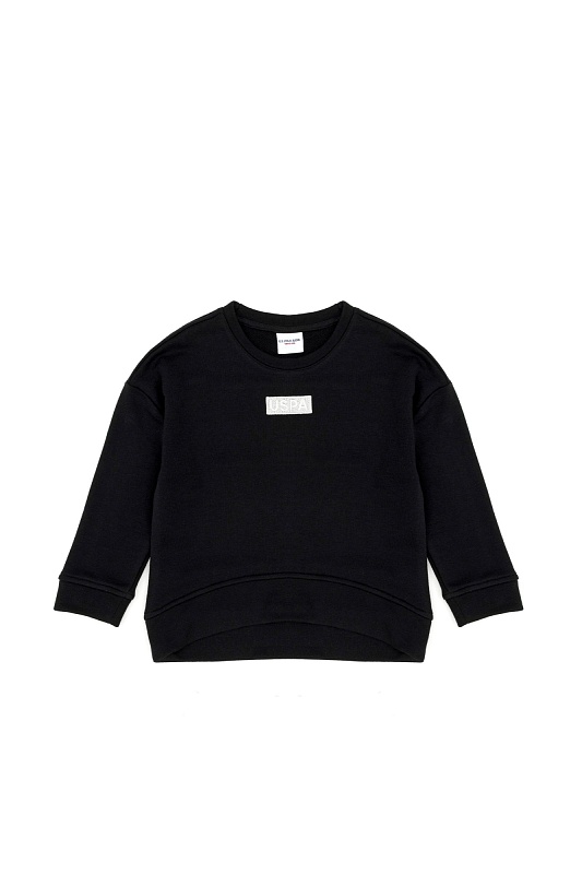 Свитшот с нашивкой для девочек - G084SZ0820CANBYKIDS23K-E Толстовка жен. детс. (VR046, 9_10)