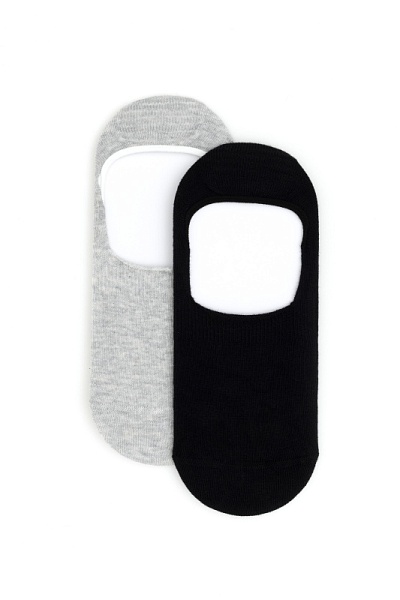 Подследники хлопковые, 2 пары - A082SZ013P03NOPEIY24 Носки жен. (VR046)