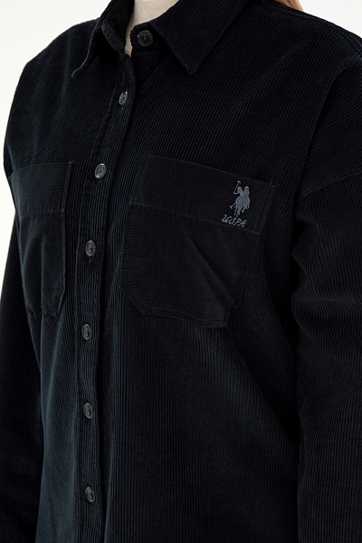 Рубашка вельветовая свободная - G082SZ0040CLAIRE Сорочка жен. (VR046, 34)