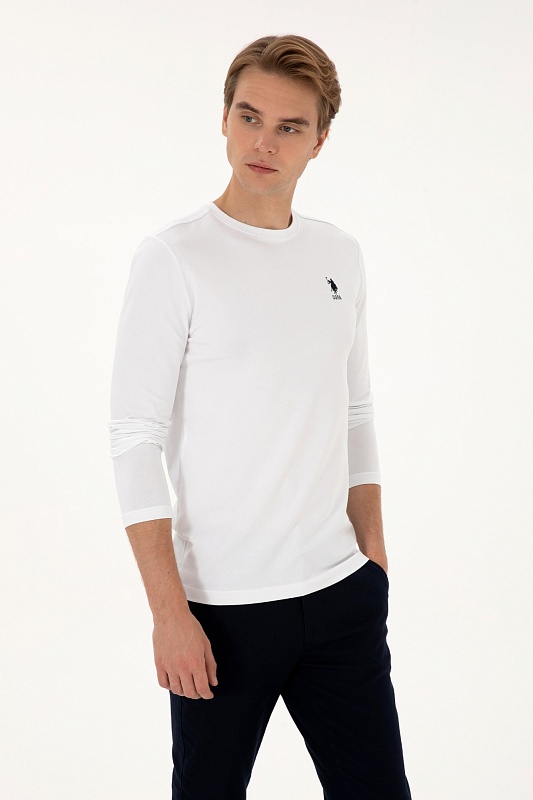 Лонгслив из хлопка - G081SZ0820BISITSK025 Толстовка муж. (VR013, S)