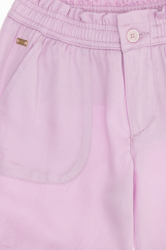 Шортыиз лиоцелла для девочек - G084SZ0310AVAKIDS Бермуды жен. детс. (VR211, 4_5)