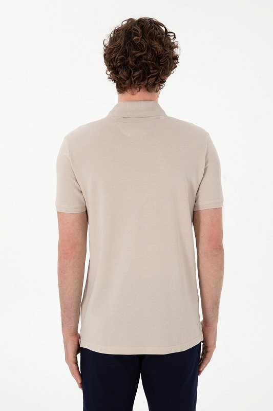 Футболка-поло из хлопка с логотипом - G081SZ0110TP04IY025 Футболка муж. (VR049, 5XL)