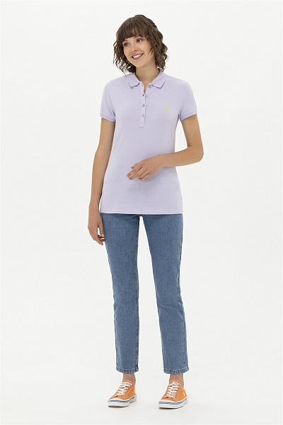Футболка-поло из хлопка - G082SZ0110TP0122-OML Футболка жен. (VR034, XS)