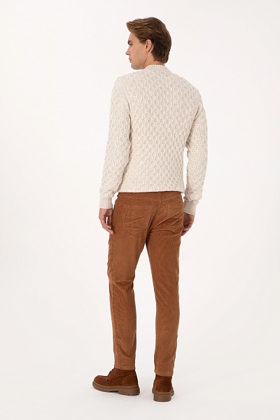 Вельветовые брюки зауженные - G081SZ0780CORDUROY25K Брюки муж. (VR233, 34, 34)
