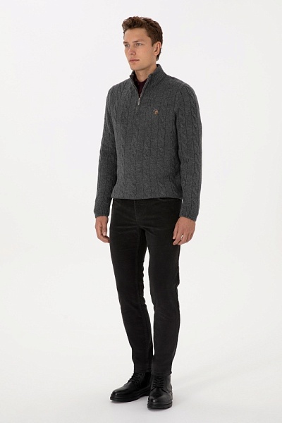 Вельветовые брюки зауженные - G081SZ0780CORDUROY25K Брюки муж. (VR024, 34, 34)