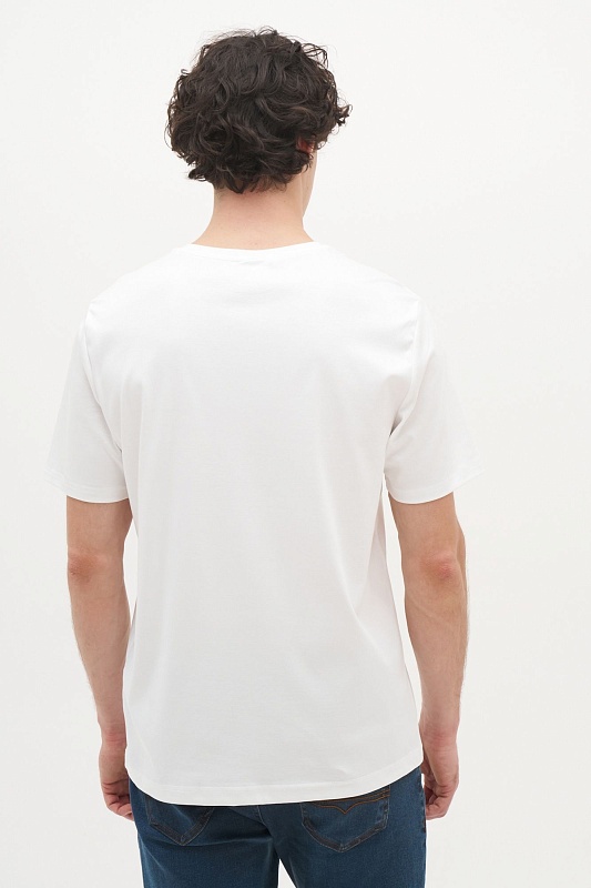 Футболка из хлопка с надписью - G081SZ0110ART_GTS01 Футболка муж. (VR013, 3XL)