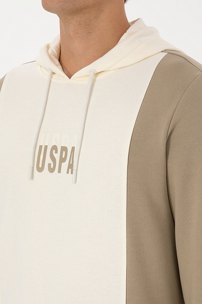 Худи с контрастными вставками - G081SZ0820E_ZYLEM Толстовка муж. (VR183, XL)