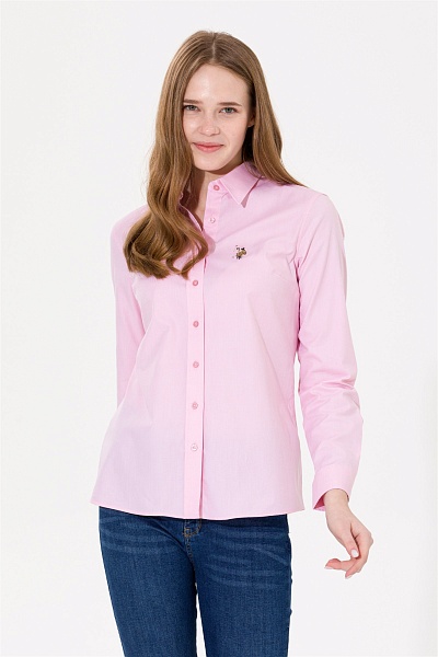 Рубашка с хлопком приталенная - G082SZ0040CRISCOLOR022K Сорочка жен. (VR078, 32)