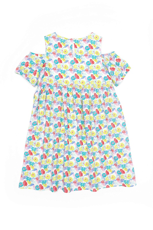 Платье со спущенными рукавами для девочек - G084SZ0320CIRILLA Платье жен. детс. (VR041, 7_8)