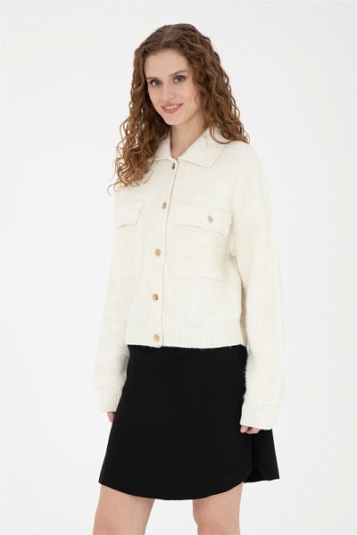 Кардиган на пуговицах с карманами - G082SZ0TH0NULA Кардиган жен. (VR071, XS)