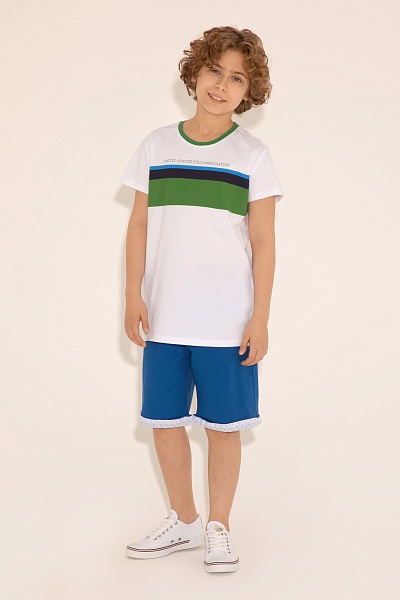 Шорты брючные для мальчиков - G083SZ0310NERSLEY Бермуды муж. детс. (VR045, 5_6)