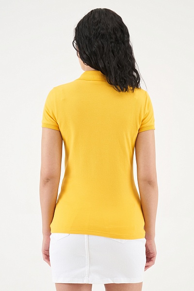 Футболка-поло из хлопка - G082SZ0110TP0124-CLR Футболка жен. (VR043, XL)