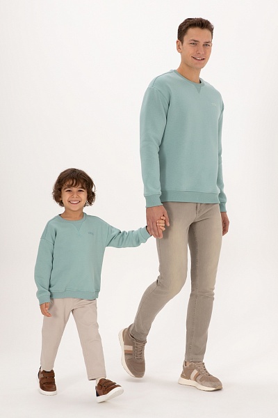 Свитшот с хлопком для мальчиков - G083SZ0820E_NAOMIBISKIDS25K Толстовка муж. детс. (VR090, 9_10)