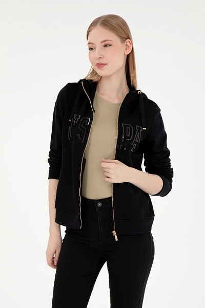 Толстовка на молнии с капюшоном - G082SZ0820SW0125 Толстовка жен. (VR046, L)