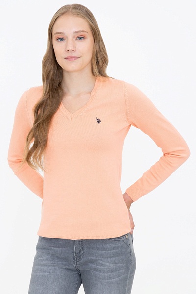 Пуловер базовый с логотипом - G082SZ0TK0ESTALE-SK21-E Кофта жен. (VR047, XS)