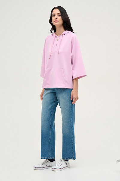 Худи с коротким рукавом  - G082SZ0820R-MIRA Толстовка жен. (VR211, 3)