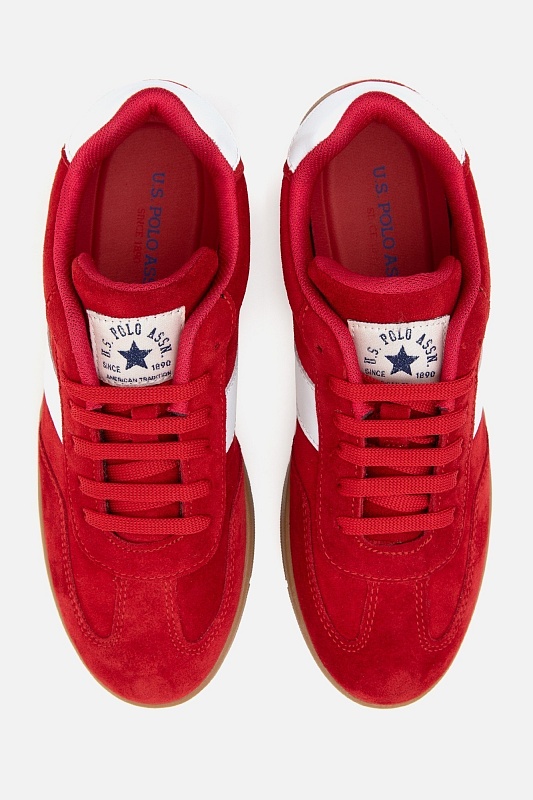 Кеды из натуральной кожи с замшевыми деталями - S082SZ0330Y25BALLOON_SNKR Обувь жен. (VR030, 39)