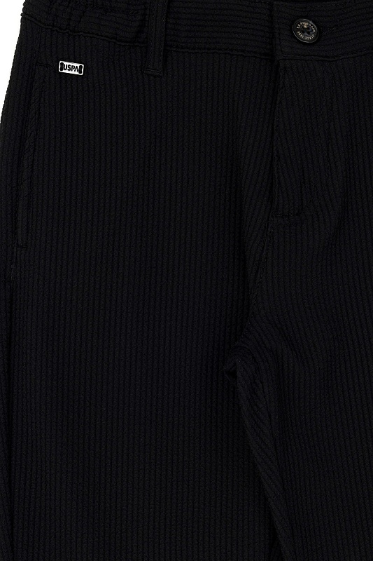 Брюки зауженные к низу из жатой ткани для мальчиков - G083SZ0780WAGOKIDS Брюки муж. детс. (VR046, 13_14)