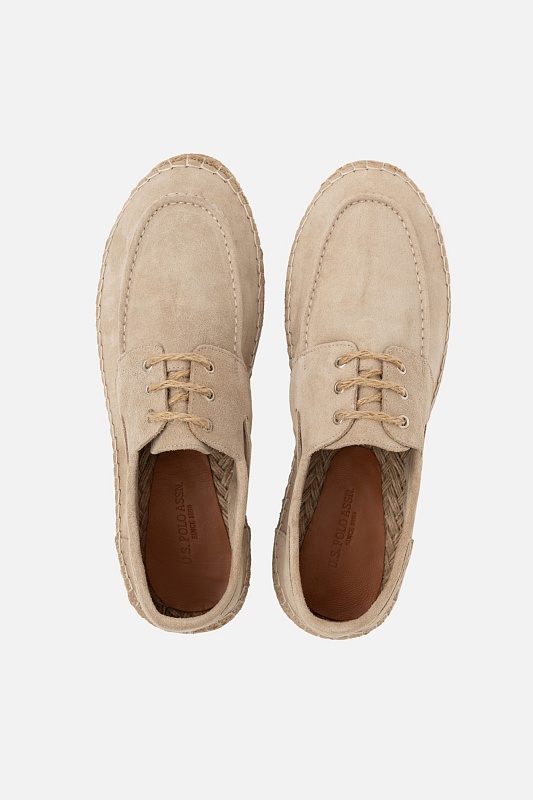 Кожаные мокасины с плетеной отделкой - S081SZ0330Y24BAUC Обувь муж. (VR011, 42)