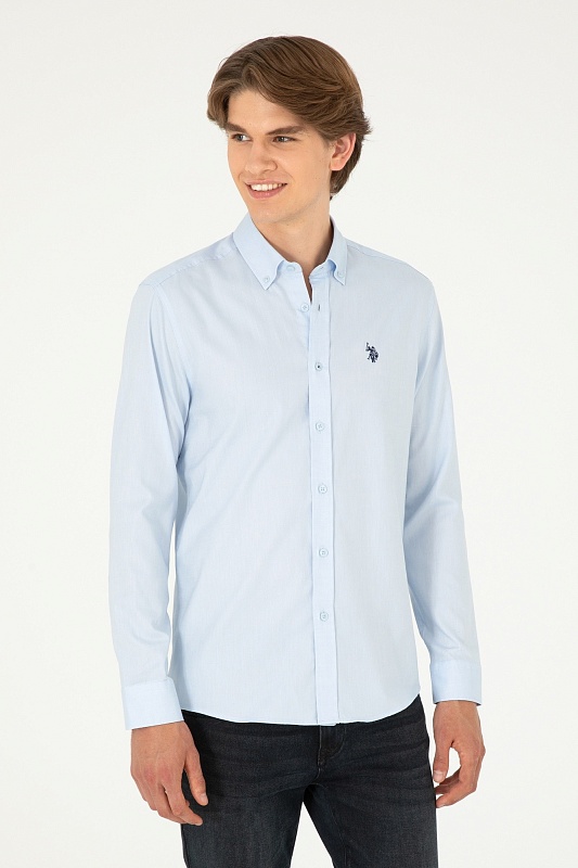 Рубашка из хлопка приталенная - G081SZ0040CEDRO024K Сорочка муж. (VR003, 3XL)