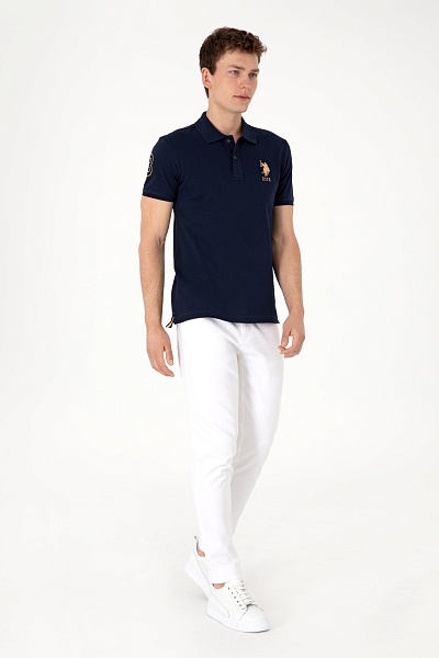 Футболка-поло из хлопка - G081SZ0110JIROIY025 Футболка муж. (VR033, XL)