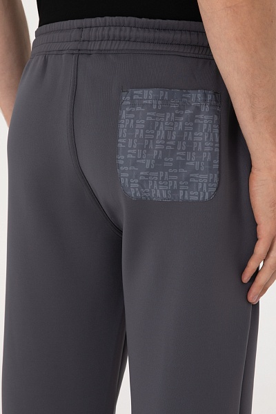 Спортивные брюки на манжетах - G081SZ0OP0S_HANKAS Брюки спорт. муж. (VR006, L)