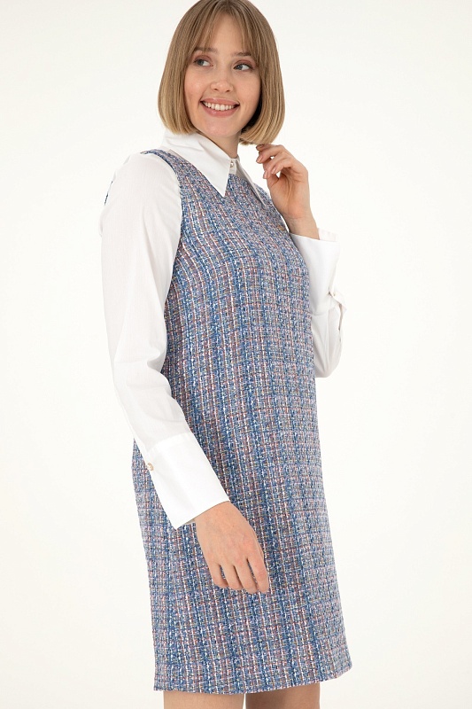 Твидовый сарафан мини - G082SZ0320NERON Платье жен. (VR036, 38)