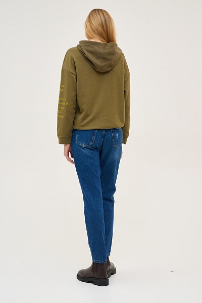 Худи с резинкой по низу - G082GL0820RC-GEREP Толстовка жен. (VR027, XS)