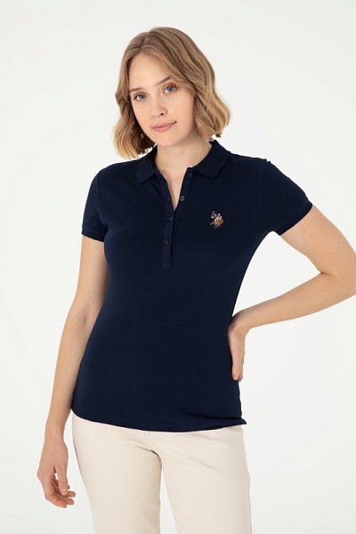 Футболка-поло из хлопка - G082SZ0110TP0124-CLR Футболка жен. (VR033, XL)