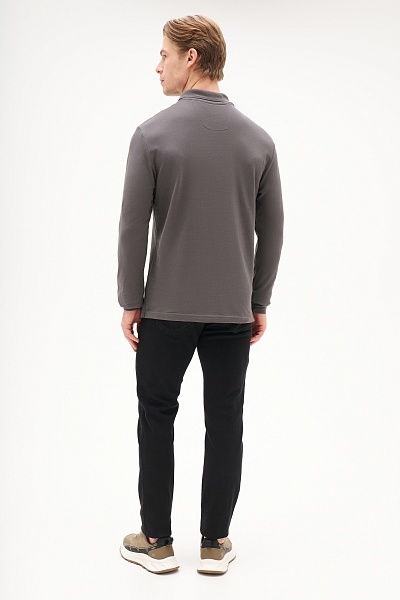 Поло с длинным рукавом из хлопка - G081SZ0820ART_TP01SK025 Толстовка муж. (VR024, 2XL)