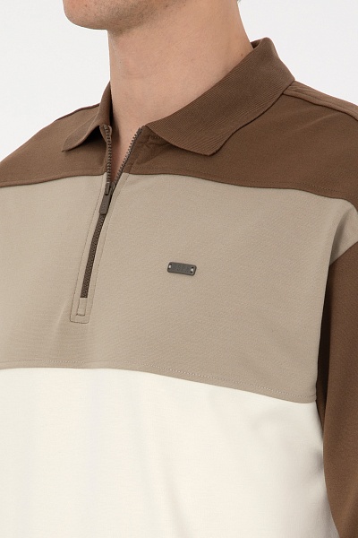 Ситшот с отложным воротником на молнии - G081SZ0820E_HANZAS Толстовка муж. (VR027, XL)