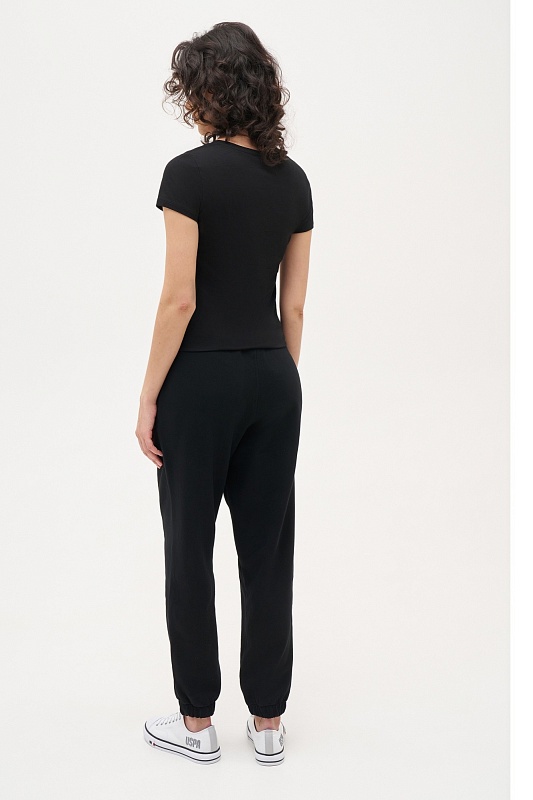 Спортивные брюки из хлопка - G082SZ0OP0ART_FERTO_IY25 Брюки спорт. жен. (VR046, L)