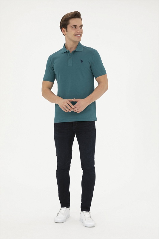 Футболка-поло из хлопка - G081GL0110GTP04IY024 Футболка муж. (VR101, 3XL)