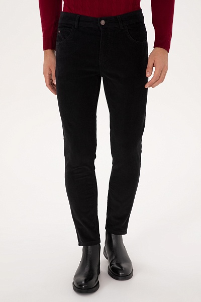 Вельветовые брюки зауженные - G081SZ0780CORDUROY25K Брюки муж. (VR046, 32, 34)