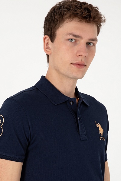 Футболка-поло из хлопка - G081SZ0110JIROIY025 Футболка муж. (VR033, XL)