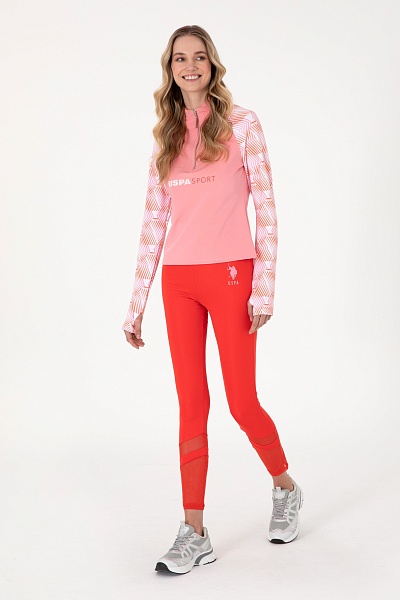 Толстовка спортивная с воротником на молнии - G082SZ0820S_SORA Толстовка жен. (VR041, M)