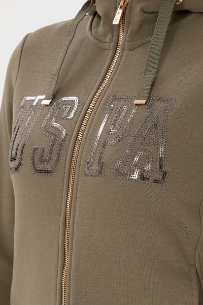 Толстовка на молнии с капюшоном - G082SZ0820SW0125 Толстовка жен. (VR052, S)