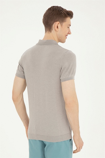 Футболка-поло трикотажная - G081SZ0TK0RAHAL-IY24 Кофта муж. (VR080, M)
