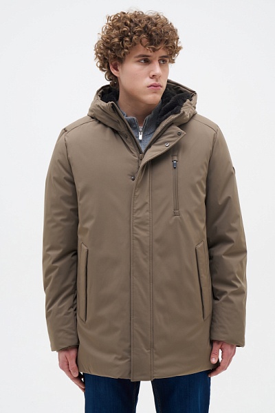 Куртка утепленная с несъемным капюшоном - G081SZ0KS0ANTON-R Куртка муж. (VR027, 54)