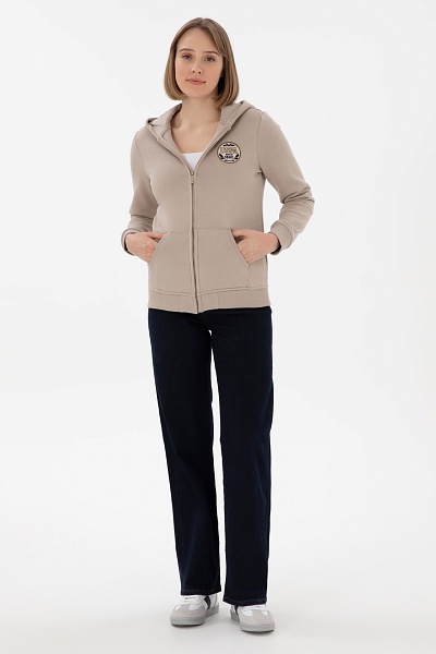Толстовка на молнии с капюшоном - G082GL0820GAD_SK024 Толстовка жен. (VR049, M)