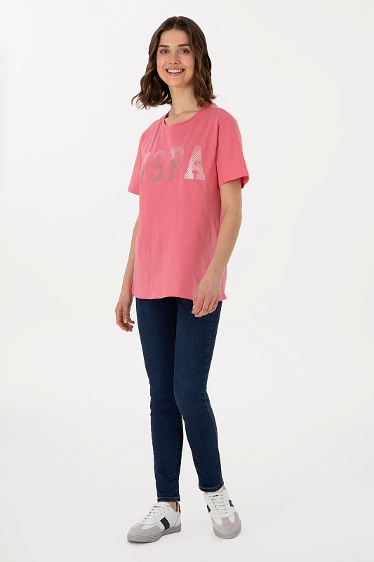 Футболка из хлопка с принтом - G082SZ0110SEANIY025 Футболка жен. (VR167, S)